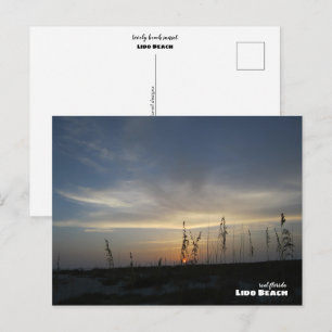 Carte Postale Voyage Floride - Lido Beach Sunset