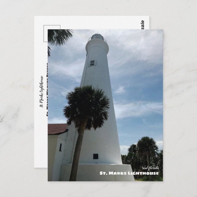 Carte Postale Voyage | Floride - Phare de St. Marks (Devant / Derrière)