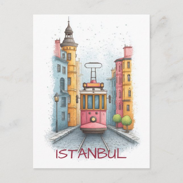 Carte Postale Voyage Istanbul Turquie (Devant)