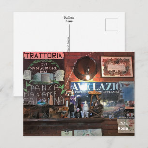 Carte Postale Voyage Italie - Trattoria de Rome