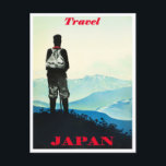 Carte Postale Voyage Japon vintage voyage<br><div class="desc">Voyage Japon vintage Voyage Carte postale</div>