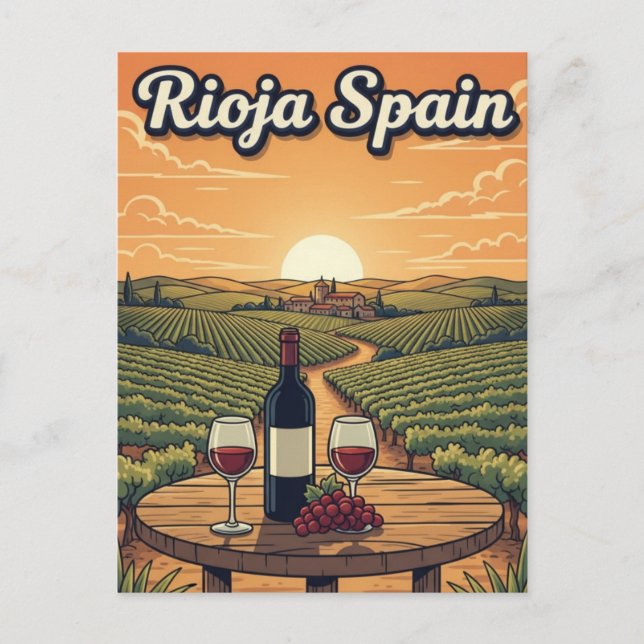 Carte Postale Voyage La Rioja Espagne (Devant)