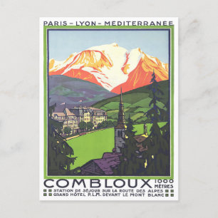 Carte Postale Voyage millésime Combloux France