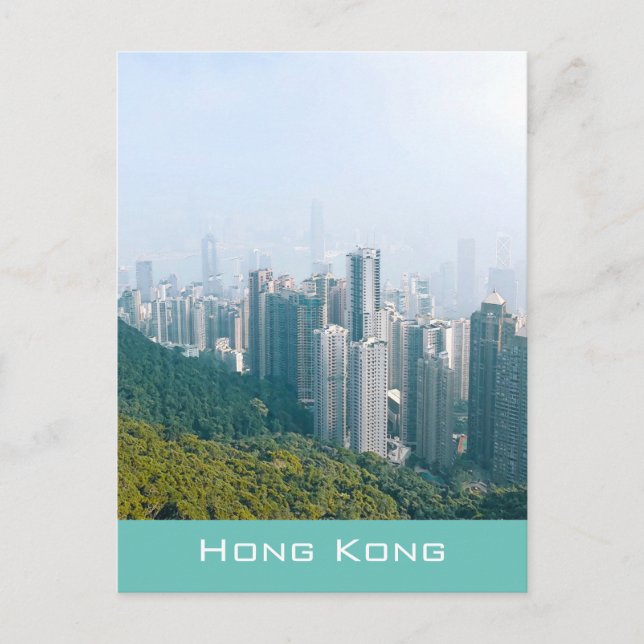 Carte Postale Voyage moderne de Hong Kong Victoria's Peak (Devant)