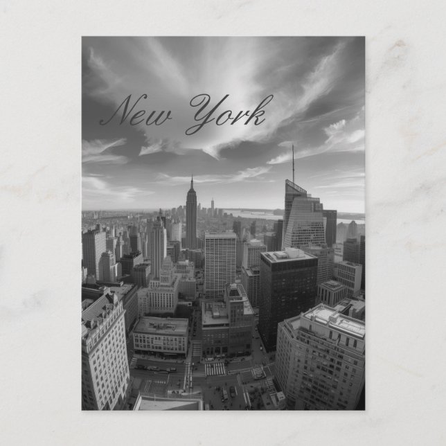 Carte Postale Voyage panoramique à New York  (Devant)