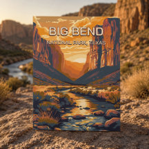 Voyage Parc National Retro Vintage Big Band Texas