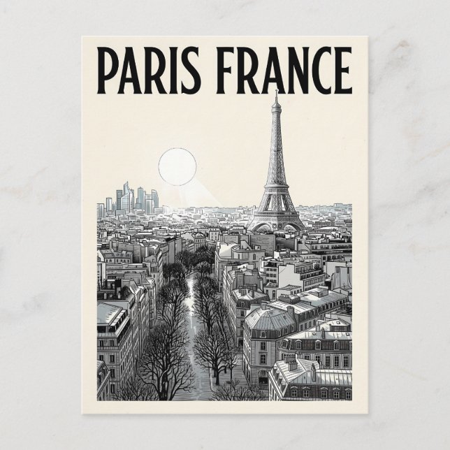 Carte Postale Voyage Paris France  (Devant)