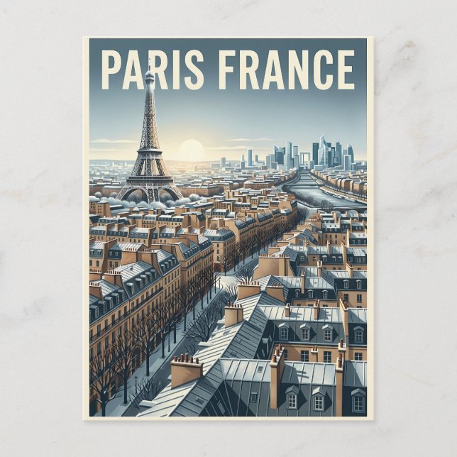 Carte Postale Voyage Paris France  (Devant)