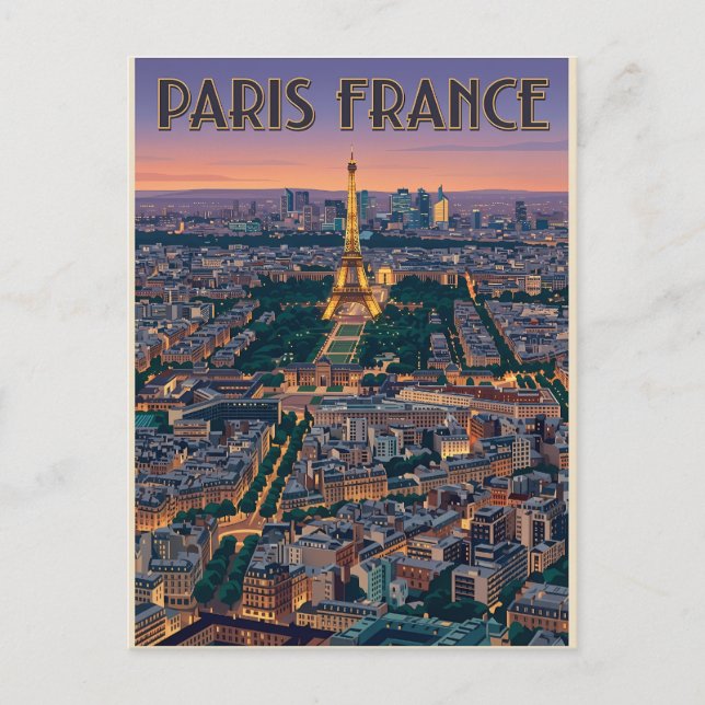 Carte Postale Voyage Paris France  (Devant)