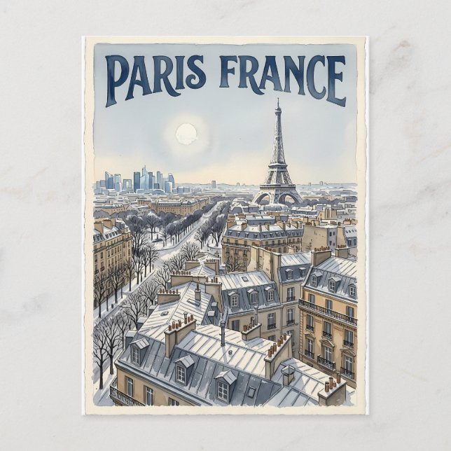 Carte Postale Voyage Paris France  (Devant)