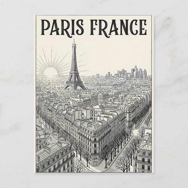 Carte Postale Voyage Paris France  (Devant)