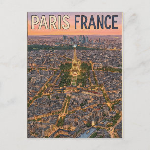 Carte Postale Voyage Paris France
