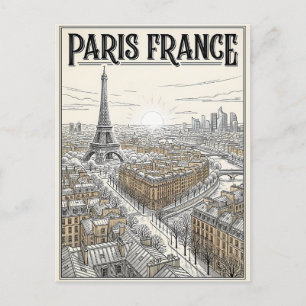 Carte Postale Voyage Paris France 
