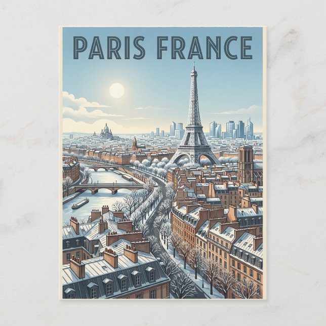 Carte Postale Voyage Paris France  (Devant)
