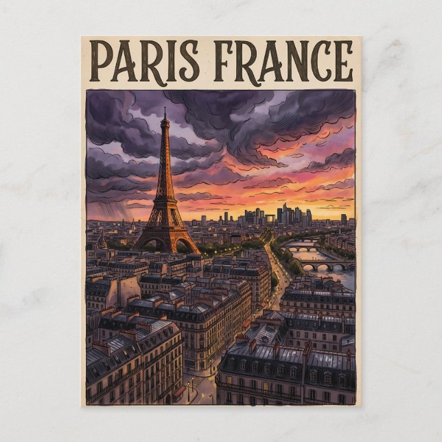 Carte Postale Voyage Paris France  (Devant)