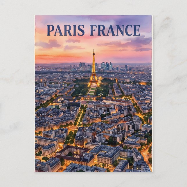 Carte Postale Voyage Paris France  (Devant)