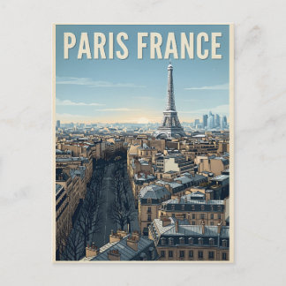 Carte Postale Voyage Paris France