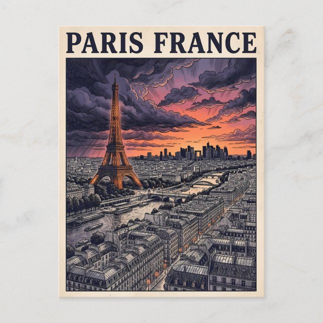Carte Postale Voyage Paris France  (Devant)