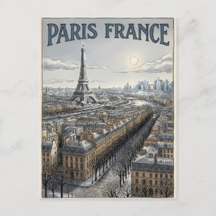 Carte Postale Voyage Paris France