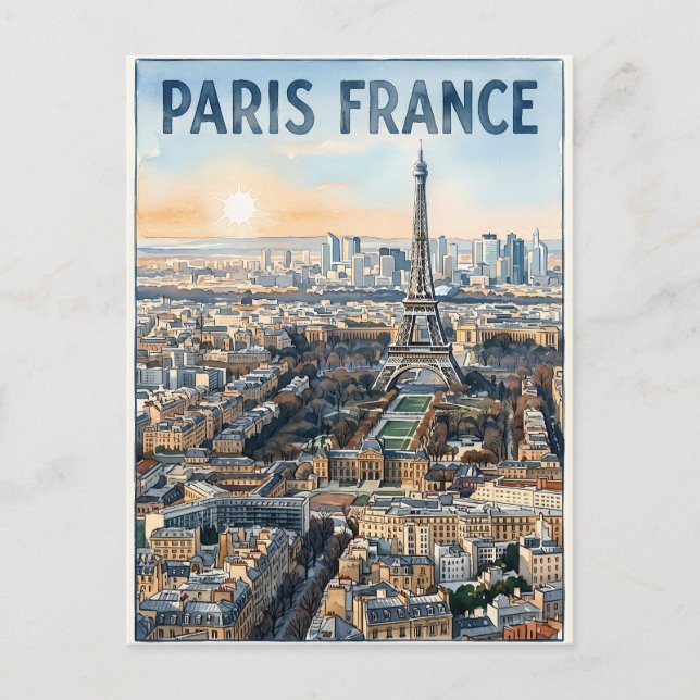 Carte Postale Voyage Paris France  (Devant)