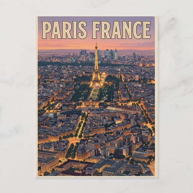 Carte Postale Voyage Paris France  (Devant)