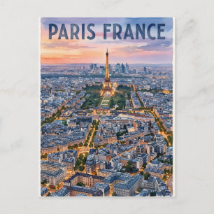 Carte Postale Voyage Paris France