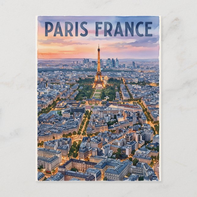 Carte Postale Voyage Paris France  (Devant)