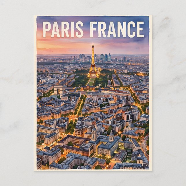 Carte Postale Voyage Paris France  (Devant)