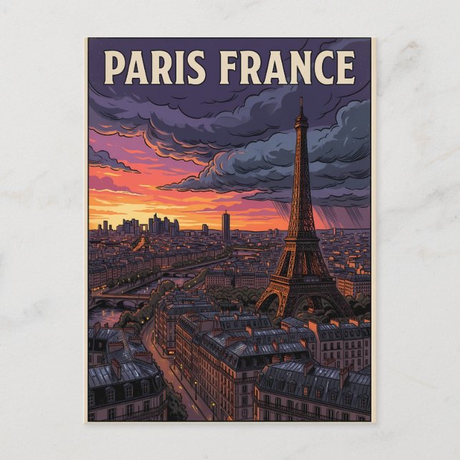 Carte Postale Voyage Paris France  (Devant)