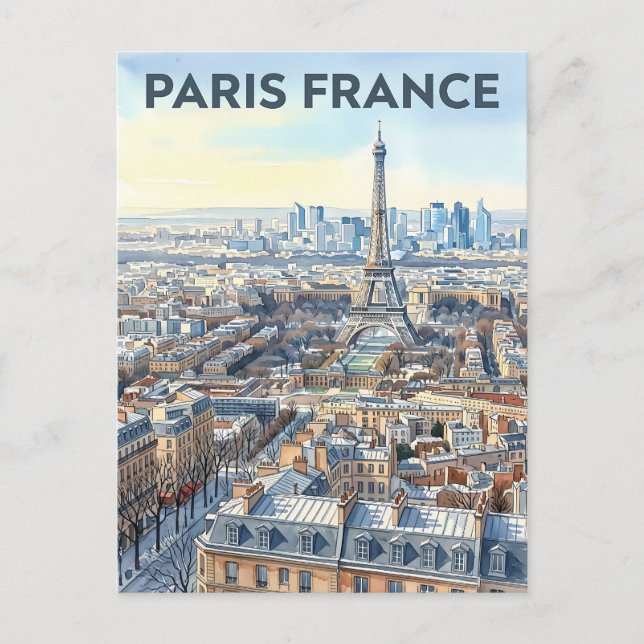 Carte Postale Voyage Paris France  (Devant)