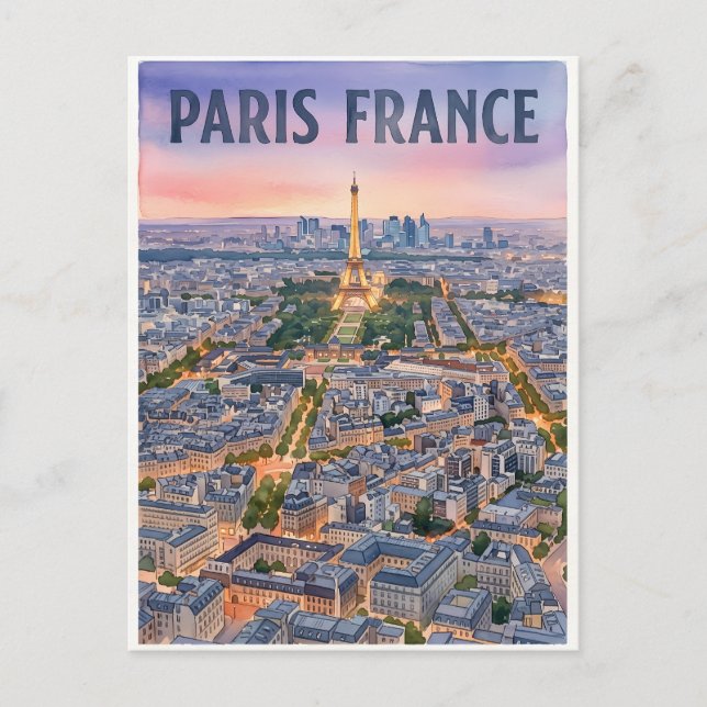 Carte Postale Voyage Paris France  (Devant)