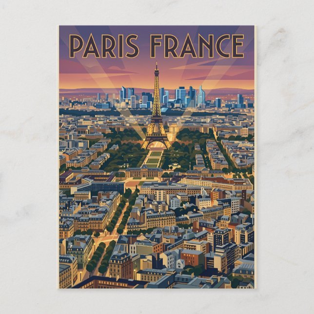 Carte Postale Voyage Paris France  (Devant)