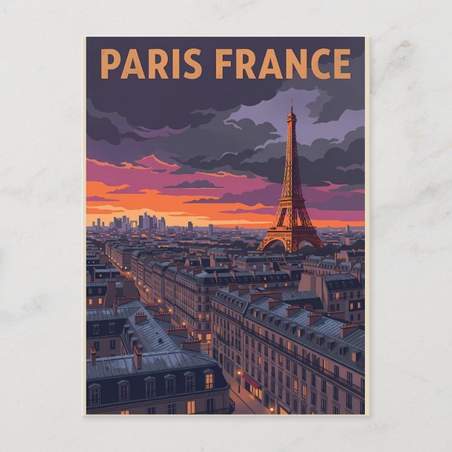 Carte Postale Voyage Paris France  (Devant)