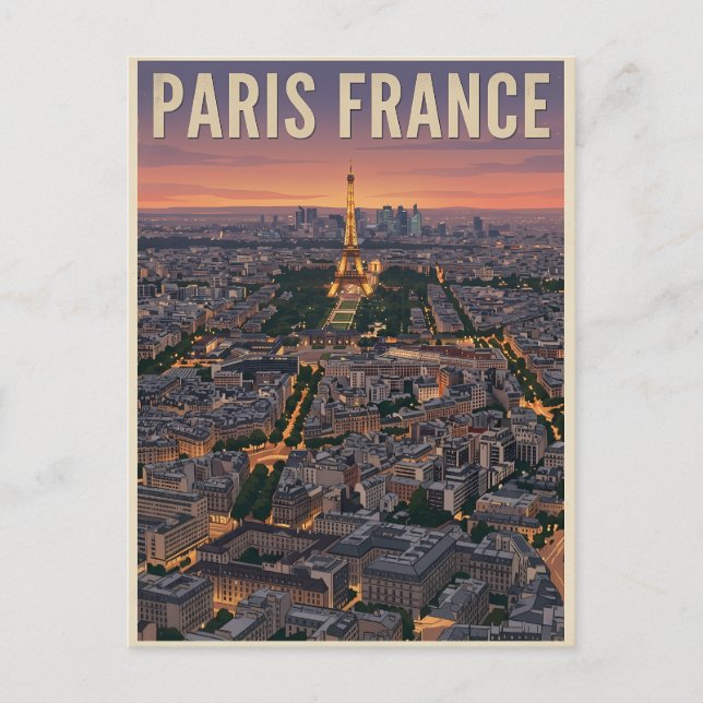 Carte Postale Voyage Paris France  (Devant)