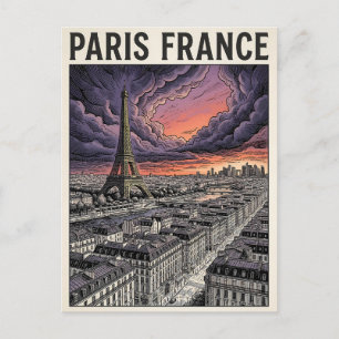 Carte Postale Voyage Paris France