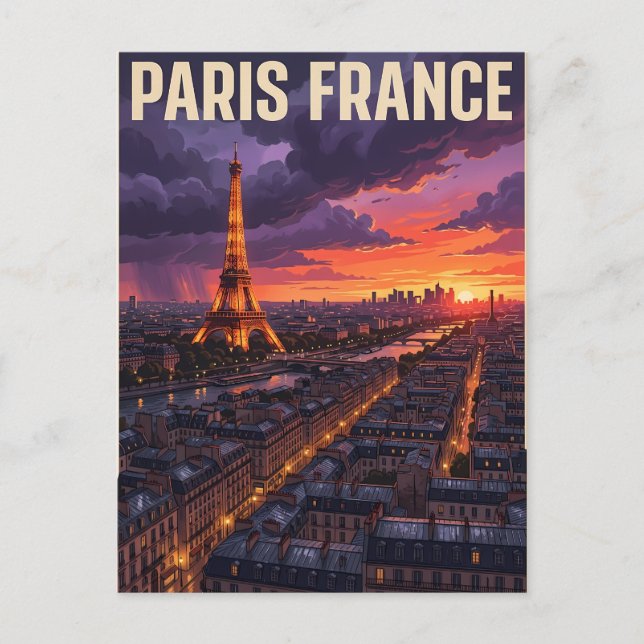 Carte Postale Voyage Paris France  (Devant)