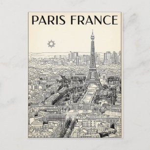 Carte Postale Voyage Paris France