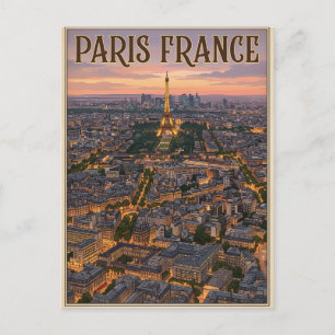 Carte Postale Voyage Paris France