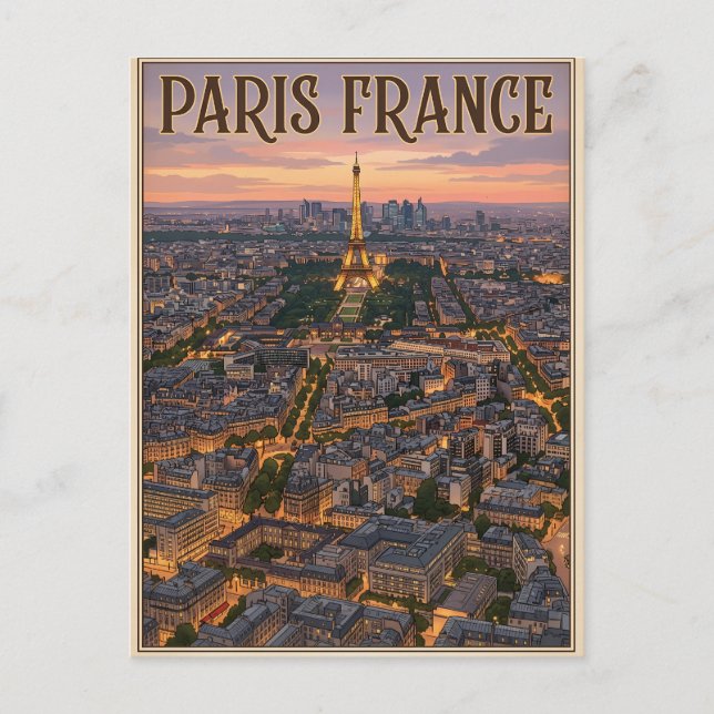 Carte Postale Voyage Paris France  (Devant)