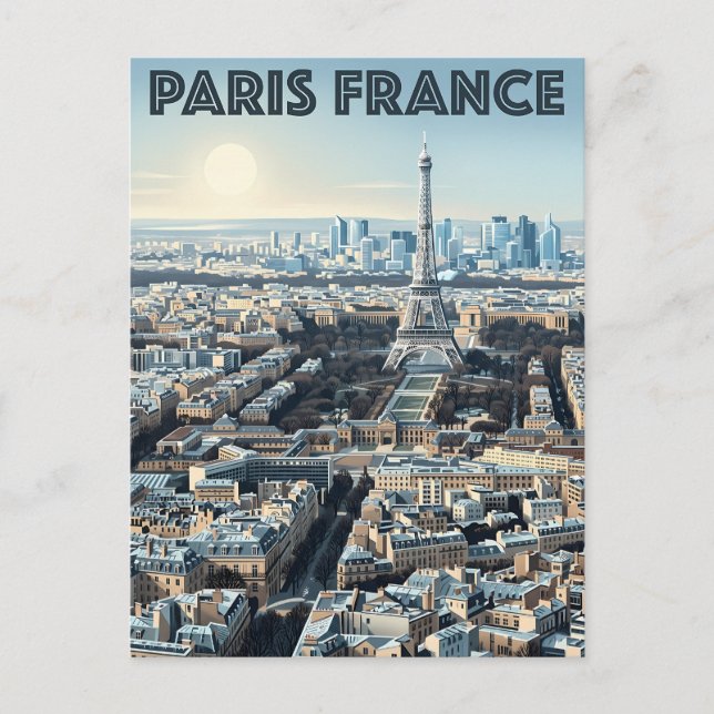 Carte Postale Voyage Paris France  (Devant)