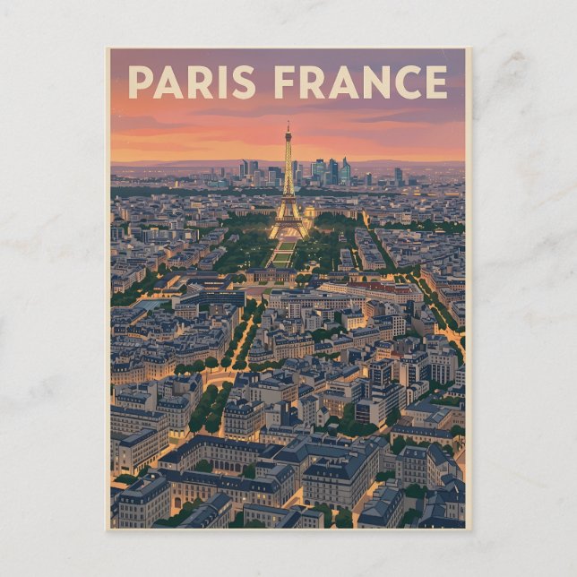 Carte Postale Voyage Paris France  (Devant)