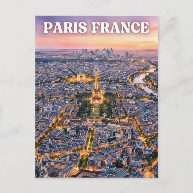 Carte Postale Voyage Paris France  (Devant)