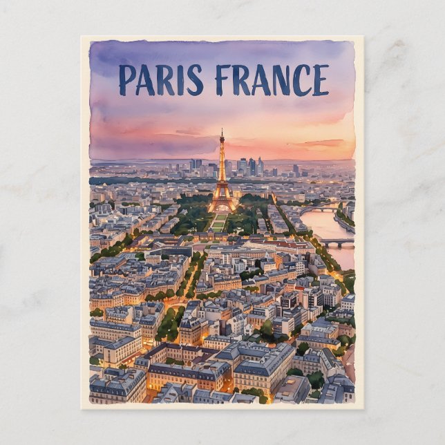 Carte Postale Voyage Paris France  (Devant)