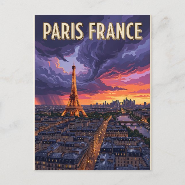 Carte Postale Voyage Paris France  (Devant)