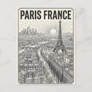 Carte Postale Voyage Paris France
