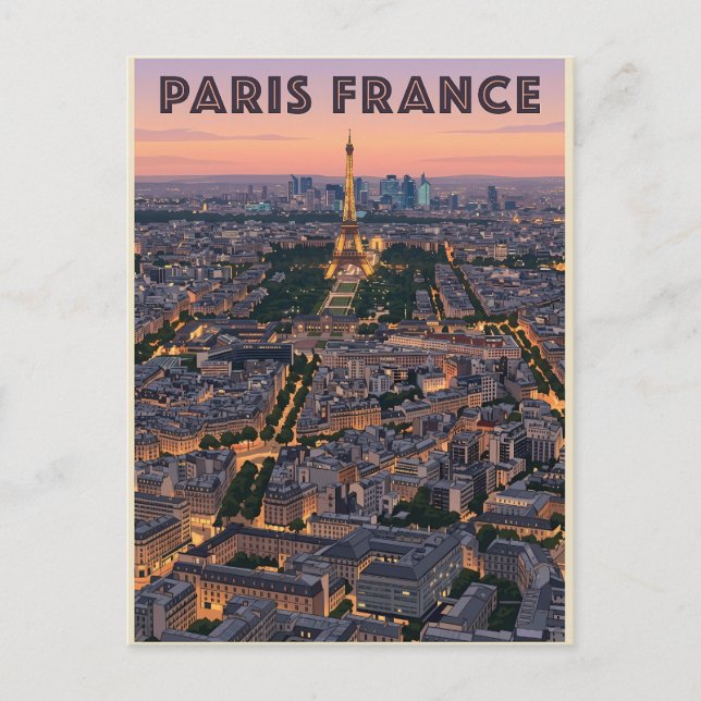 Carte Postale Voyage Paris France  (Devant)