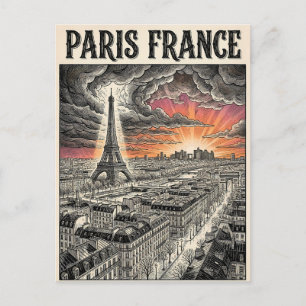Carte Postale Voyage Paris France 