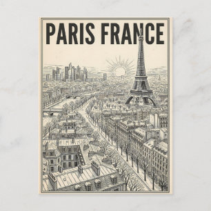 Carte Postale Voyage Paris France