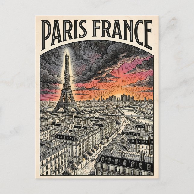 Carte Postale Voyage Paris France  (Devant)