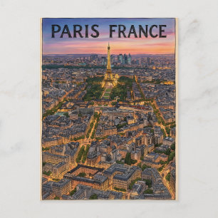 Carte Postale Voyage Paris France